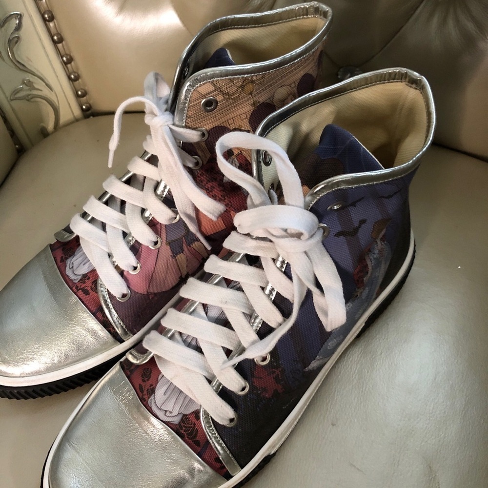 Red Needle Sneakers From Greece Size 43 OR size 41 Gangster High Top  Shoes